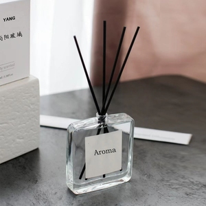 Flint clear 100ml 120ml Small Neck Glass Bottle with Top Cork for <strong>Perfume</strong> Wine Reed Diffuser <strong>DIY</strong> Flower Manufacturer - Product Image 3