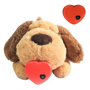 Autumn Winter <strong>Pet</strong> Heartbeat Puppy Behavioral Training Plush Comfortable Snuggle Anxiety Relief Sleep Aid Doll Dog Chew Toys - Product Image 5