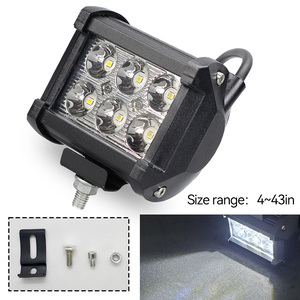 Pod A-pillar Spot Light Motorcycle Fog Light Square 18/36/54/<strong>72</strong>/90/108W <strong>LED</strong> Working Light Bar for Polaris UTV ATV 4x4 Jeep Truck - Product Image 2