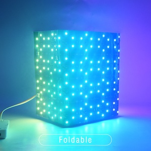 Цифровой светодиодный лист с RGB подсветкой Адресуемая Гибкая программируемая мягкая Светодиодная панель для ландшафтного применения - Product Image 6