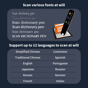 Apprendimento linguistico personalizzato scansione dislessia lettura elettronica dizionario traduzione penna testo vocale traduttore intelligente - Product Image 4