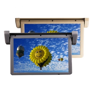 Car Roof TV <strong>Monitor</strong> Android 19inch <strong>Multiple</strong> Size Full HD LCD Screen 1 AV <strong>Input</strong> Android Motorized Flip Down Ceiling Mount - Product Image 1
