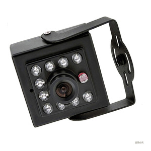HDV OEM/ODM 1/3 "40*40mm 700TVL CCD Micro Square Mini Video Night Vision IR Leds Cámara analógica con audio para Bird Box Nest - Product Image 6