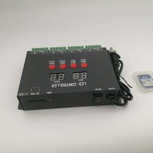 LED Pixel Light Controller SD-Karte Pixel Controller AC220V Eingang für WS2801 WS2811 WS2812B LED Load 4096 Pixel