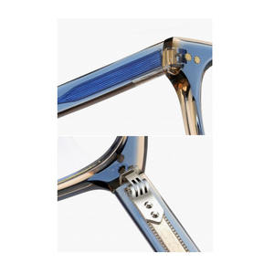 Özel logo el yapımı asetat son Model erkekler için yüksek kaliteli asetat çerçeve optik gözlük tasarım optik gözlük çerçeveleri - Product Image 6