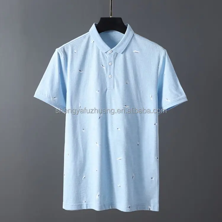 Men's Cotton Polo Shirt Colorful Golf Shirt Men's Short Sleeve Polo Shirt Moisture Wicking Summer Sport Wear