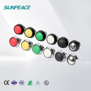 12mm Stainless Steel Mini Momentary <strong>Illuminated</strong> <strong>Push</strong> <strong>Button</strong> LED 2 4 Pin 1NO Waterproof IP67 Metal <strong>Push</strong> <strong>Button</strong> Switch with Light - Product Image 2