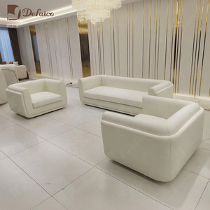 Sencillo Estilo Italiano Color Crema Cómodo Descanso Villa Sala de estar Sofá Práctico - Product Image 1