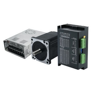 Mở vòng lặp 156 mét 6.2A động cơ bước 12nm NEMA 34 Kit với dm860h trình điều khiển và cung cấp điện - Product Image 1