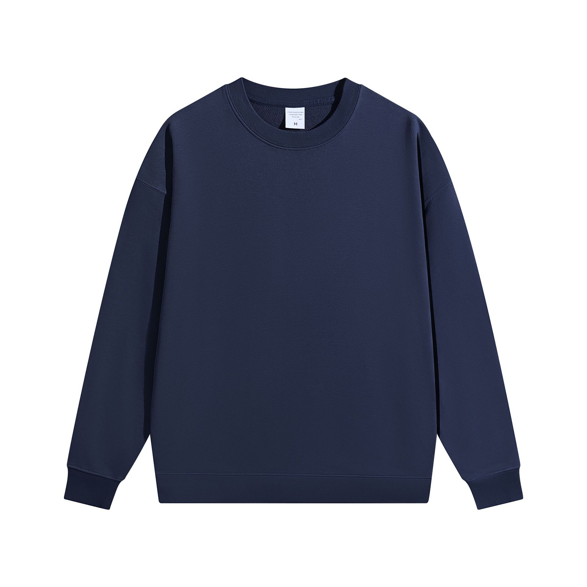 Style col rond-bleu marine