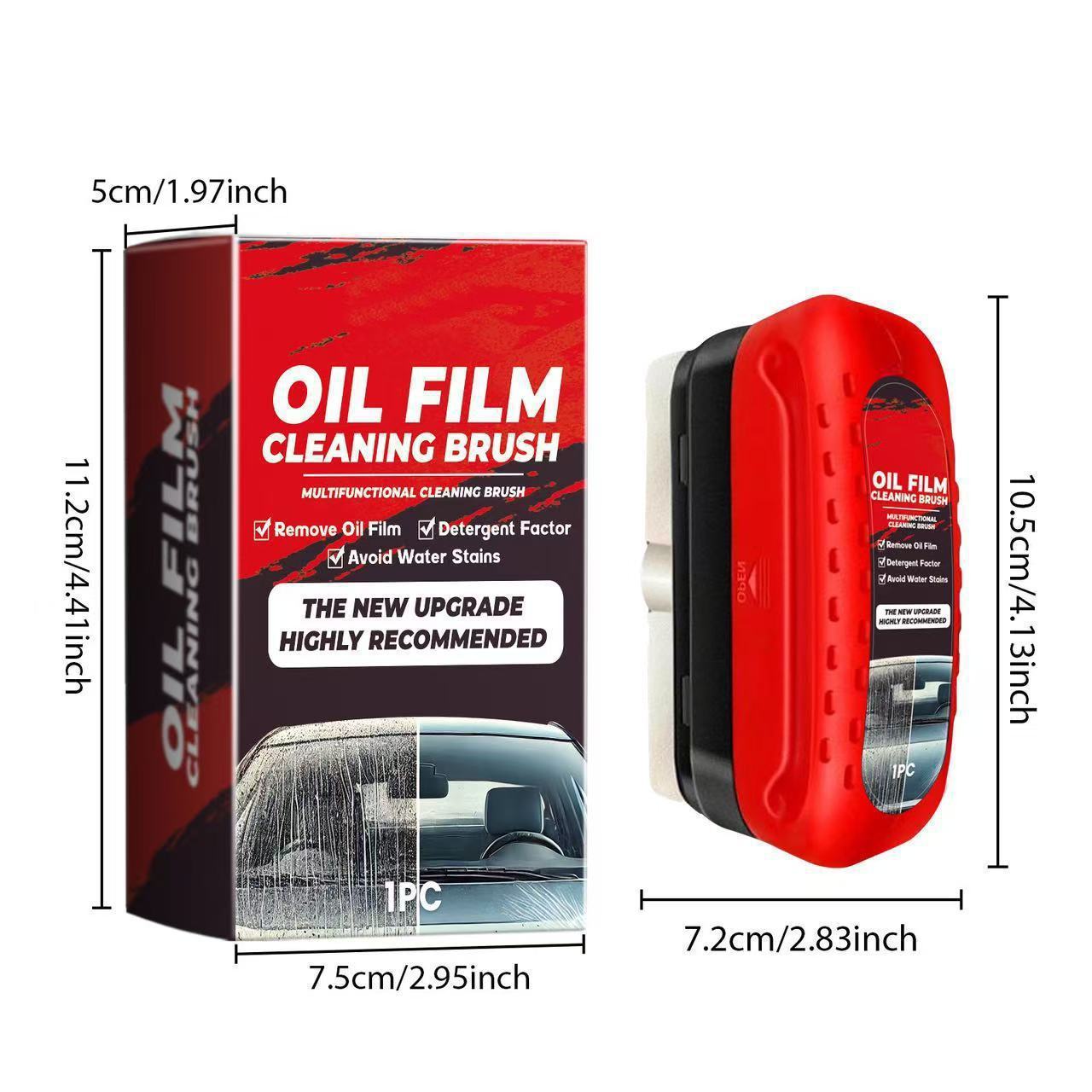 Brosse de nettoyage pour film d'huile - en boîte - haute qualité - sans joint plastique.