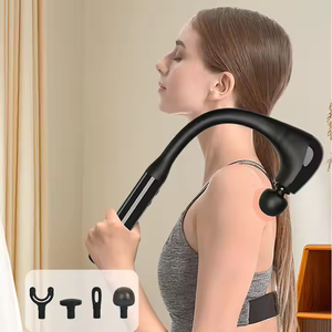 Martillo de masaje muscular inalámbrico personalizado con cabezal de vibración fascial de tejido profundo, función Manual para terapia corporal - Product Image 6