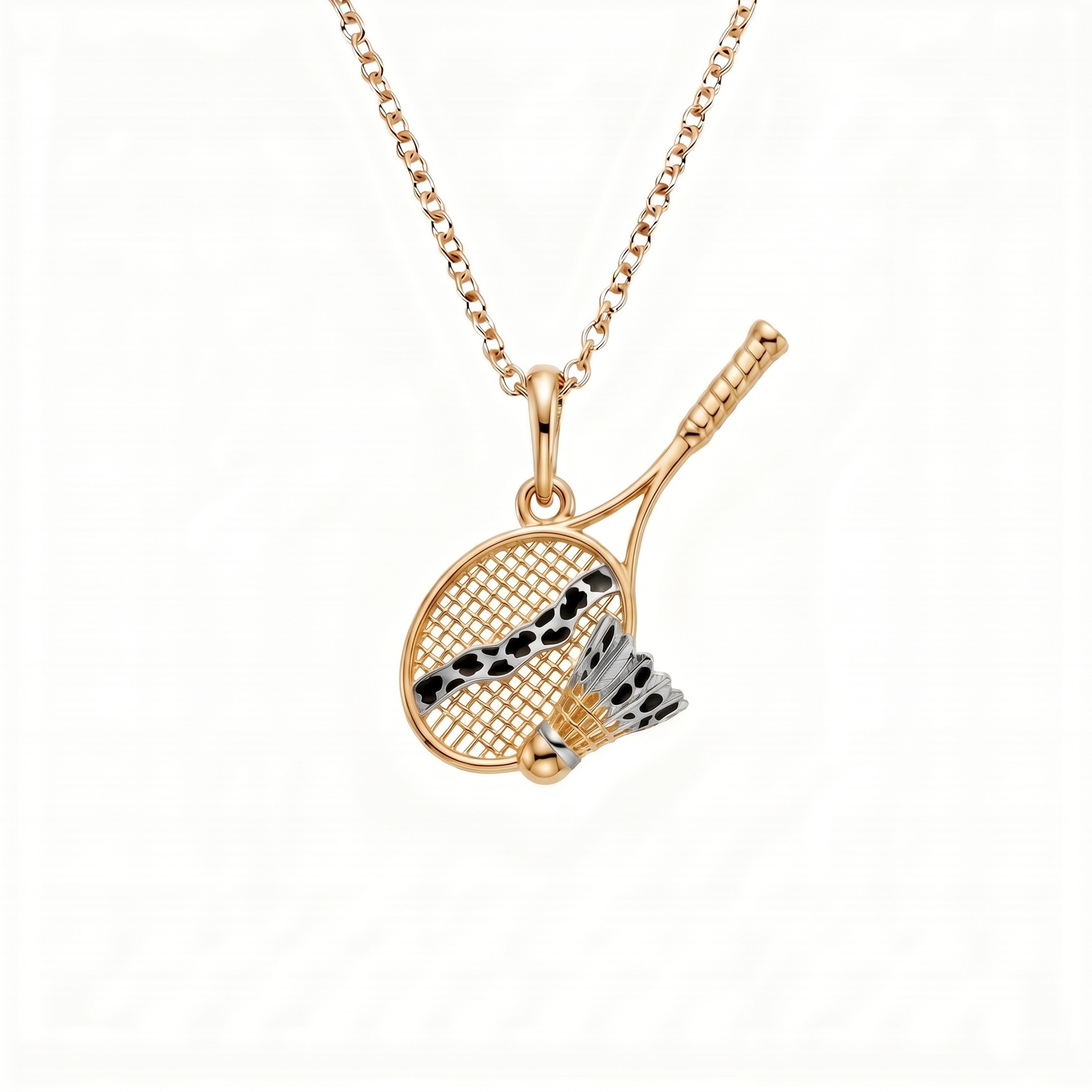 Badminton Racket Necklace