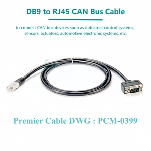 Cable adaptador CAN RJ45 a D-Sub de 9 pines Compatible 1.04.0074.01000, adaptador CAN DB9 a RJ45 para control de automatización, USB a CAN - Product Image 3