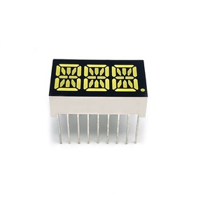 0.39นิ้ว3หลัก14ส่วนหน้าจอแสดงผล LED แสดงผลอิเล็กทรอนิกส์ LED สัญญาณดิจิตอลกลางแจ้ง