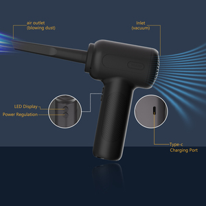 Electric Compressed Air Duster <strong>Clean</strong> Canned Air Spray Blower for <strong>Computer</strong> <strong>Keyboard</strong> Electronics Cordless Air Duster 2 in 1 - Product Image 3