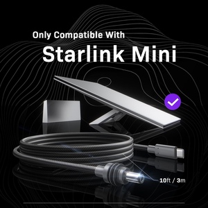 LISEN güvenilir su geçirmez Starlink Mini kablo 10FT USB C DC güç örgülü sağlam kordon için mobil 100W kurulum kaynağı - Product Image 2