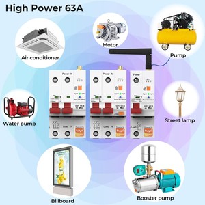 Disyuntor de control remoto inteligente TYSH Tuya WiFi para uso industrial 1P 2P 3P 4P