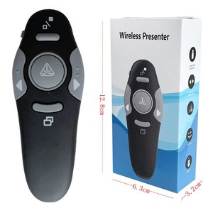 2,4 GHz Wireless PPT Presenter Clicker Laserpointer PPT Fernbedienung Zeiger USB-Stift Einfach zu bedienen - Product Image 2