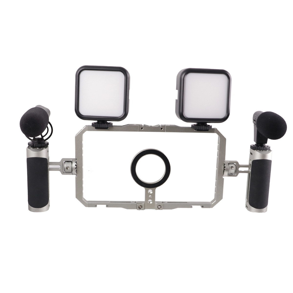 Cage à lapin en métal remplir light2 microphone2