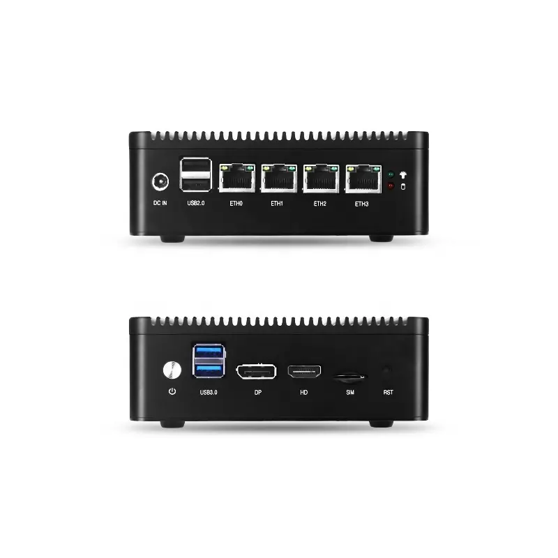 Siêu Mini Quad Lan nhúng j4125 4Core máy chủ thiết bị 4lans không quạt Mini PC