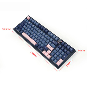G980 98 <strong>Keys</strong> Gateron Switch PBT Keycaps <strong>Computer</strong> RGB Wired Gaming <strong>Keyboard</strong> Mechanical - Product Image 6