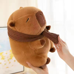 新しいデザインKawaiiぬいぐるみカピバラカスタマイズされた面白いぬいぐるみスーパーソフトピロー子供のためのハグと睡眠 - Product Image 6