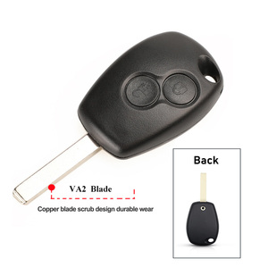 RENAult RENAult II Clio III için uzaktan anahtar kabuk toz toplayıcı Modus Twingo Dacia Logan 2 düğmeler 433MHz Chip çip araç - Product Image 5