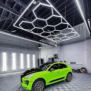 HanYin prodotto popolare Garage illuminazione esagonale luce a Led per Auto dettaglio negozio Garage - Product Image 3