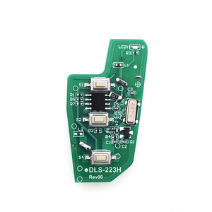 Ultra telecomando con chiave flip auto Led rosso 433Mhz frequenza codice variabile telecomando per UT5100H 4100H auto sistema di allarme
