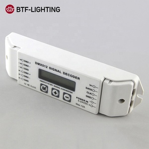 BTF LIGHTING DC5-24V Screen Display <strong>DMX512</strong> Pixel IC Light <strong>Ws2811</strong> Sk6812 Ws2812 Dmx to Spi signal <strong>Decoder</strong> <strong>Controller</strong> - Product Image 3