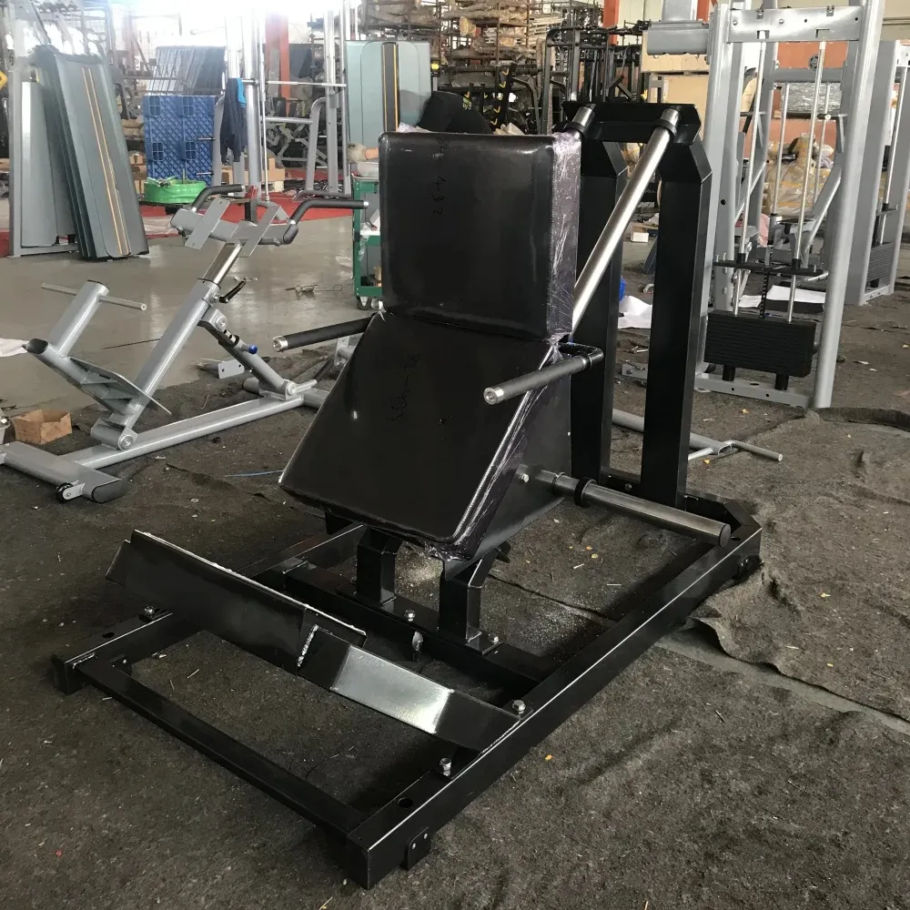 Equipamento comercial de ginástica para panturrilha, máquina de agachamento para musculação, peso de cabo de construção de metal, equipamento comercial para musculação