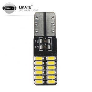 Lkt T10 4014 24SMD ชิป LED ความกว้างแสงแผ่นป้ายแสงภายในรถแสงที่มีหลายสี - Product Image 1
