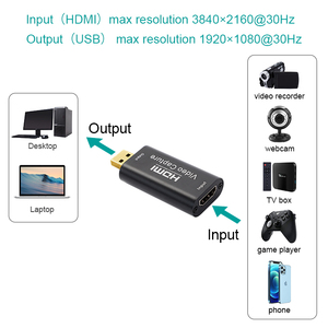 Tarjeta de captura de vídeo HDMI, 12 bits, UVC, UAC, HDMI a USB 2,0, 1080p, 4k30hz, tarjeta de captura USB para grabadora - Product Image 5