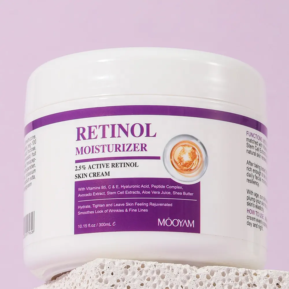 2.5% Active Retinol Antiaging Cream for Wrinkles Hydrating Moisturizing Body Skin Care Cream Vitamin B5 Moisturizer Face Cream2.