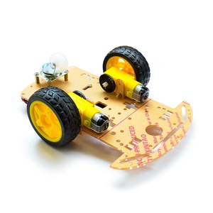 Großhandel DIY Motor Smart Robot Auto Chassis Kit Geschwindigkeit geber Batterie kasten 2WD Für Ardui - Product Image 2
