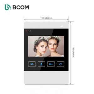 Outdoor <strong>Intercom</strong> 2-Wire <strong>System</strong> with Night Vision and Waterproof <strong>Motion</strong> <strong>Detection</strong> Special Features for Biometric Access Control - Product Image 2