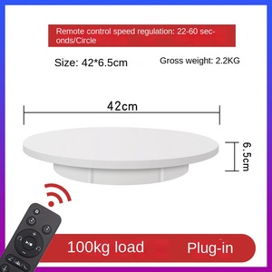 42cm Remote Control <strong>Rotating</strong> <strong>Display</strong> Stand 360 Turntable Automatic 360 <strong>Display</strong> Spinner Max Loaded 100kg Plug in - Product Image 4