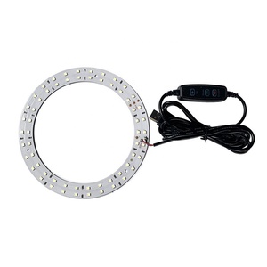Scheda PCB LED DC5V con interruttore Dimmer USB alimentato 3W 5W 10W SMD5730 Chip PCB LED pannello luminoso fai da te in legno