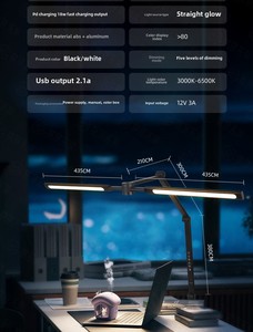 2025 Настольный светильник с двумя головками - Product Image 5