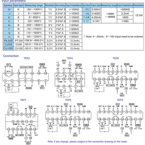 TOKY 96*48mm Entrada de señal múltiple Pantalla digital inteligente Controlador de temperatura programable - Product Image 6