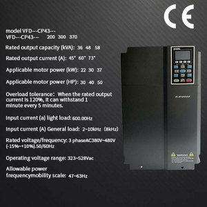 Marca de descuento de alta tecnología Controlador CP2000 VFD 0.2KW-132KW 380V AC Unidad de frecuencia variable Convertidor de frecuencia trifásico
