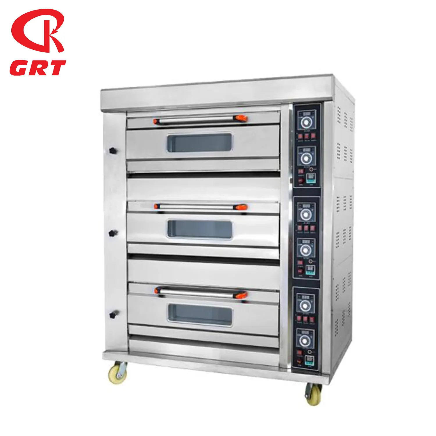 GRT-60D forno elettrico per pane da forno per impieghi gravosi 3 piani 6 teglie forno per Pizza