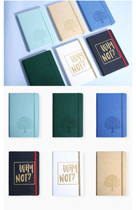 Green Leather <strong>Notebook</strong> Customizable <strong>Printing</strong> Emboss Logo Journal <strong>Notebook</strong> <strong>with</strong> Pen Gift in Black Box case - Product Image 6