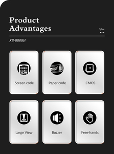 Lector de código QR 2D de alta velocidad Syble, escáner de código de barras omnidireccional manos libres de escritorio - Product Image 2