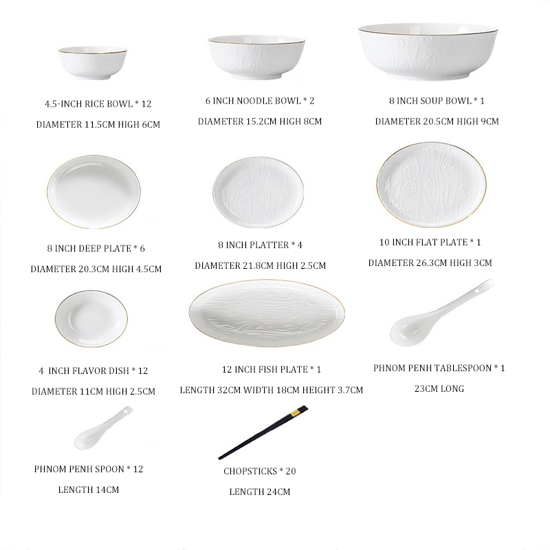 72 pcs with suop bowl