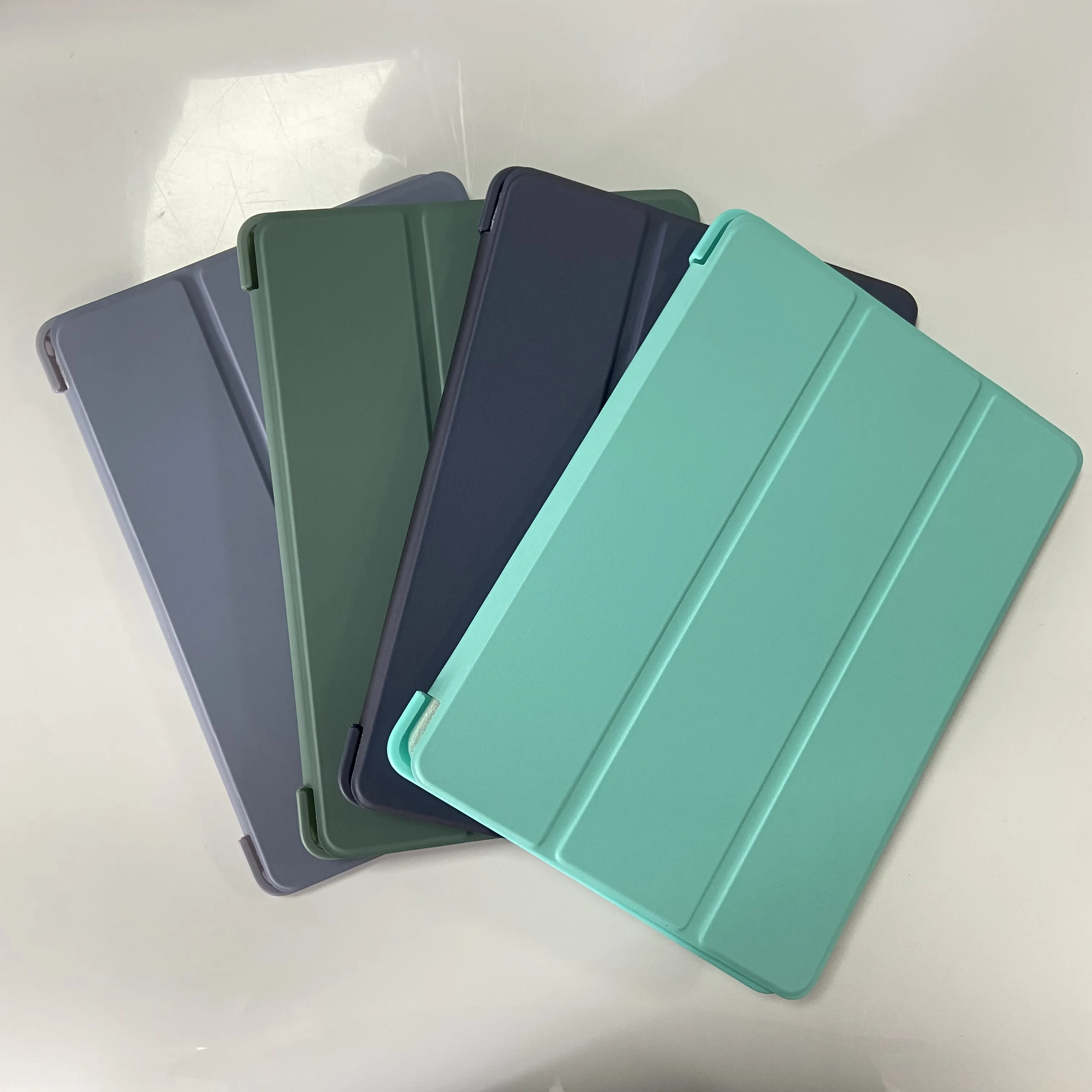 Pencil Holder Case Soft TPU PU Leather for Ipad 5/6 Case Ce Shockproof Waterproof Dustproof Cover Total 13 Colors