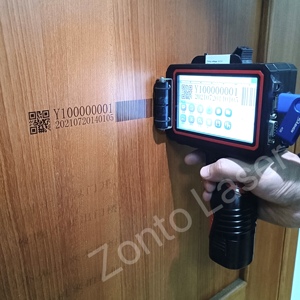 Palmare portatile stampante di codifica a getto d'inchiostro su legno metallo cartone di plastica mediante stampa digitale Batch Coding - Product Image 5