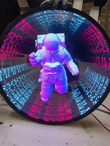 新着カスタム3DロゴネオンインフィニティイリュージョンLEDミラーサイン車の装飾と会社の使用のためにパーソナライズ - Product Image 2