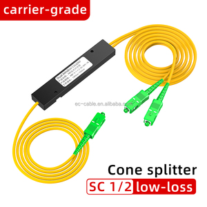 FBT/PLCスプリッタータイプ1x 2/4/8/16 ABSボックスSC LC FC UPC APCコネクタ光ファイバースプリッター付き新製品 - Product Image 5